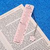 Valentine Bookmarks Valentines Day Gifts for Her Kids Valentines Basket Stuffers for Daughter Book Marks for Reading Kid