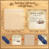 Skyygemm 16 Sets Arrow Shaped Leather Magnetic Bookmark Bulk Book Lovers Gift PU Magnetic Bookmark Clips with Cards Magn