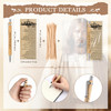 Tenceur 30 Sets Christian Gift Bulk Religious Gifts Include Bamboo Pen Nativity Gospel Tract Card Bookmark for Church Su