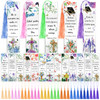 30 Pcs Easter Christian Gifts Bulk Spanish Bible Verse Acrylic Bookmarks with Tassel Religious Bookmarks for Women Stude