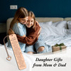 Daughter Bookmark Gifts for Daughter Adult Easter Basket Stuffers for Girls Daughters Gifts from Mom Dad Sweet 16 18 Bir