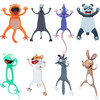 Outus 8 Pieces Bookmarks 3D Cartoon Animal Bookmark Back to School Cute Bookmarks Squashed Animals Reading Bookmark Rewa