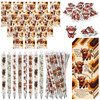 Feifeiya 30 Set Employee Appreciation Gifts Bulk Highland Cow Mechanical Pencil with Positive Bookmark Funny Inspiration