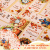 240 Pcs Fall Pencils Bookmark Bulk Thanksgiving Party Favor 120 Set Autumn Pencil Pumpkin Bookmark Fall Gift Treat Goodi