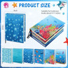 Gilprop 12 Pack Jumbo Stretchable Book Covers Fabric Book Protector Large Reusable Washable Cover for Paperback Notebook