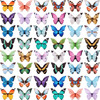 Nezyo 48 Pcs Butterfly Magnetic Bookmarks Cute Foldable Page Markers Clips for Book Lovers Students Reading Stationery S