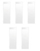 Sowaka 5 Sheets Bookmark Sleeves Plastic Clear Book Markers Cover Holder with Hole Vinyl Photo Booth Sleeve for DIY Craf