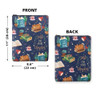 WIRESTER Book Sleeve with Zipper and Front Pocket Book Protector Cover for Book Lovers Teacher Medium 11 x 86 Inch Just