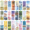 Spakon 120 Pcs Landscape Bible Verse Inspirational Bookmarks Scripture Christian Motivational Bookmarks Encouragement Ve