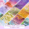 Spakon 120 Pcs Landscape Bible Verse Inspirational Bookmarks Scripture Christian Motivational Bookmarks Encouragement Ve
