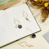 CRASPIRE 4 Styles Acotar Bookmarks Metal Star Moon Paperclip Paper Clips Reading Reader Inspirational Witchy Mystical Pe