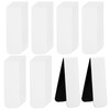 48 Pieces White Magnetic Bookmarks Book Marker Clip Sublimation Bookmarks Magnetic Page Markers Clips for Kids Students