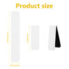 48 Pieces White Magnetic Bookmarks Book Marker Clip Sublimation Bookmarks Magnetic Page Markers Clips for Kids Students