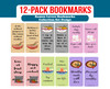 Creanoso Ramen Lovers Bookmarks 2Sets X 6 Cards Daily Inspirational Card Set Interesting Book Page Clippers Great Gifts