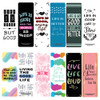 Creanoso Life is Good Bookmarks 5Sets x 6 Cards Premium Gifts Bookmarks for Bookworm Stocking Stuffers for Men Women Tee