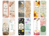 Creanoso Marriage Affirmation Bookmarks 5Sets x 6 Cards Premium Gifts Bookmarks for Bookworm Stocking Stuffers for Men W