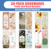 Creanoso Marriage Affirmation Bookmarks 5Sets x 6 Cards Premium Gifts Bookmarks for Bookworm Stocking Stuffers for Men W