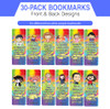 Creanoso Im Different from Other People Bookmarks 30Pack Premium Gifts Bookmarks for Bookworm Stocking Stuffers for Men