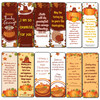 Creanoso Thanksgiving Bookmarks 30Pack Premium Gifts Bookmarks for Bookworm Stocking Stuffers for Men Women Teen Adults