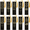10 Pcs Motivational Bookmarks for Men Christmas Nordic Vikings Bookmarks with Tassels Celtic Book Marker PVC Scandinavia