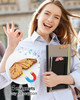 Leather Magnetic Bookmark 3Pcs Butterfly Bookmarks Magnet Bookmark Clips Gift for Women Kids Reading Lovers Teacher Moth