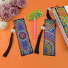 3 Pieces 5D Diamond Art Bookmark Kits for DIY Craft Diamond Art Dotz Bookmarks with Tassel for Beginner Kids Adults Wome