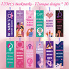 Breast Cancer Awareness Bookmarks Gifts Wxiben 120 Pcs Pink Ribbon Bookmarks Hope Heart Inspirational Book Marks Markers