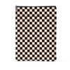 Black Plaid Book Lovers Gifts Book Sleeve Vintage Checkered Waterproof Book Cover Book Pouch Book Protector with Front P