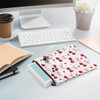 Cherry Bows Decor Book Lovers Gifts Waterproof Book Sleeve Books Pouch Books Protector with Zipper and Front Pocket Book