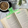 2Pcs Page Holders for Reading Multifunctional Portable Book Clip Holders Practical Transparent Book Reading Accessories