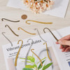 SUNNYCLUE 1 Box 18Pcs Metal Gold Bookmark Findings Alloy Bookmark Bulk Silver Tibetan Retro Vintage Carved Book Markers