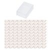 100PCS Rose Gold Animal Shape Paper ClipsCute Birds Rabbit Shape Mini Paper Clips Cute Bookmark Marking Clips for Office
