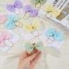 SUPERFINDINGS 15Pcs 5 Colors Bow Paper Clips Golden Metal Paperclips 29x27in Planner Clips Soft Cloth Bowknot Bookmarks