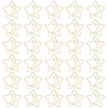 SUNNYCLUE 60Pcs Star Moon Paper Clips Mini Gold Bookmarks Bulk Metal Stars Shaped Decorative Document Paperclips Planner