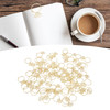 80Pcs Ring Shape Paper Clips Metal Bookmark Clips Cute Small Paperclips with Clear Box for Office School Wedding Party I