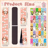 MWOOT 30 Pieces Cute Dogs Magnetic BookmarksDog Bookmark Puppy Magnet Page Markers Creative Book Clips for Book Lovers S