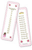 Creanoso Skip Counting Chart Bookmark Cards Princess Theme 6Set X 11 Cards Stocking Stuffers Gifts Book Page Clippers Gi