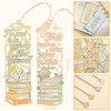 4Pcs Metal Bookmarks Cute Book Stack Book Mark for Book Lovers Book Tracker Bookmark Book Supplies Bookmarks for Reading