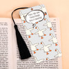 Silly Goose Gifts Goose Book Marks for Reading Women Men Funny Bookmarks for Book Lovers Women Metal Bookmark Book Acces
