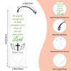 Bible Verse Book Markers Church Gifts for Women Men Christian Book Markers for Book Lovers Friends Sisters Teen Boys Gir