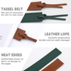 2 Pcs Leather Bookmark Bookmarks with Leather Rope Page Markers Reading Presents for Women Men Book Accessories for Read