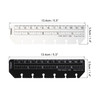 PATIKIL 53x14 Bookmark Ruler 20 Pack Snapin Ruler Page Marker Book Mark Measuring Tools for A7 Size 6Hole Binder Noteboo
