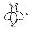 CAIRIAC Creative Bee Paperclips Paperclips Bookmark Set Paper Clips Classify Files Memos Clip Scrapbooks Notebooks Bookm