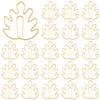 HINZIC 40 Pack Paperclip Bookmarks Cute Leaf Shape Monstera Paper Clips Page Markers for Notebooks Scrapbooks File Organ