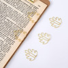 HINZIC 40 Pack Paperclip Bookmarks Cute Leaf Shape Monstera Paper Clips Page Markers for Notebooks Scrapbooks File Organ
