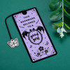 Dark Romance Bookmarks for Women Back to School Supplies for Girls First Day of School Metal Tarot Card Bookmarks for Wo