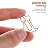 25Pcs Dog Shaped Paper Clips Cute Animal Bookmarks Animal Shaped Cute Paperclip for Office School Supplies Bookmark Offi