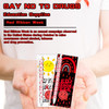 Epakh 72 Pcs 24 Sets Red Ribbon Week Awareness Supplies Drug Free Red Ribbon Week Favors 07 mm Mechanical Pencil Bookmar