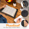 Christian Art Gifts Classic Premium Vegan Leather Inspirational Bible Cover for Men Women Trust in The Lord Encouraging