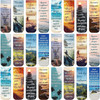Zonon 24 Pieces Magnetic Bookmarks Bible Verse Page Clip Scripture Magnet Page Markers Assorted Inspirational Book Marke